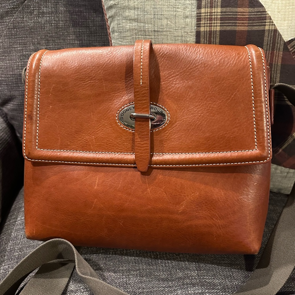 Dooney & Bourke Brown Leather Crossbody